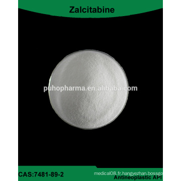 High Purity Zalcitabine en poudre pharmaceutiques entreprises (7481-89-2)